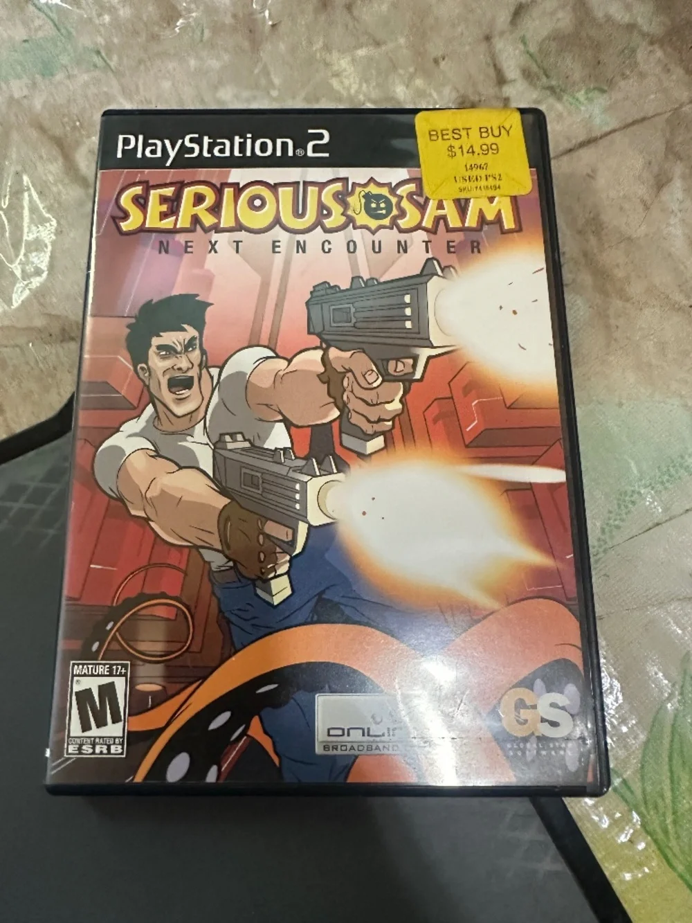 Serious Sam Next Encounter Sony PlayStation 2 PS2 Game Complete CIB